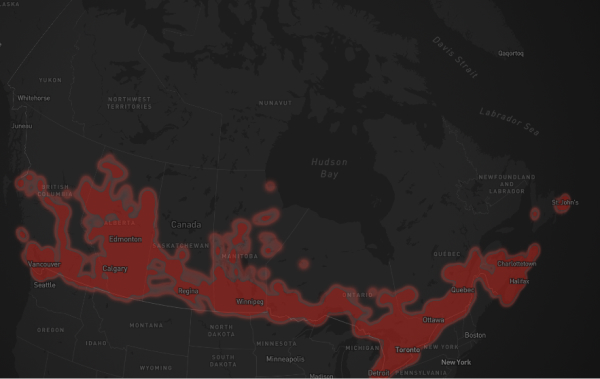 Rogers cell phone network coverage map - Planhub