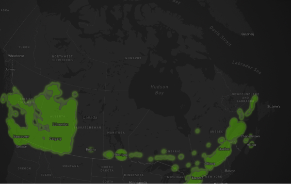 Telus cell phone network coverage map - Planhub